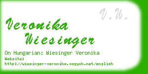 veronika wiesinger business card